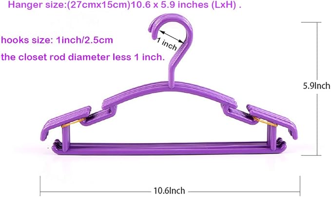 YYaaloa 60pcs Kids Clothes Hangers (6 Colors) Baby Clothes Hangers Childrens Plastic Infant Hangers Very Durable Kids Hangers Toddler's Hangers (6 colors-60pcs)
