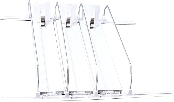 Self Pushing Soda Dispenser, Sturdy ABS Large Capacity Frigerator Drink Organizer Self Pushing for Kitchen (White)