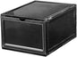 Alipis Thick Plastic Folding Clamshell Magnetic Basketball Shoe Box Sturdy Storage Box for Entryway