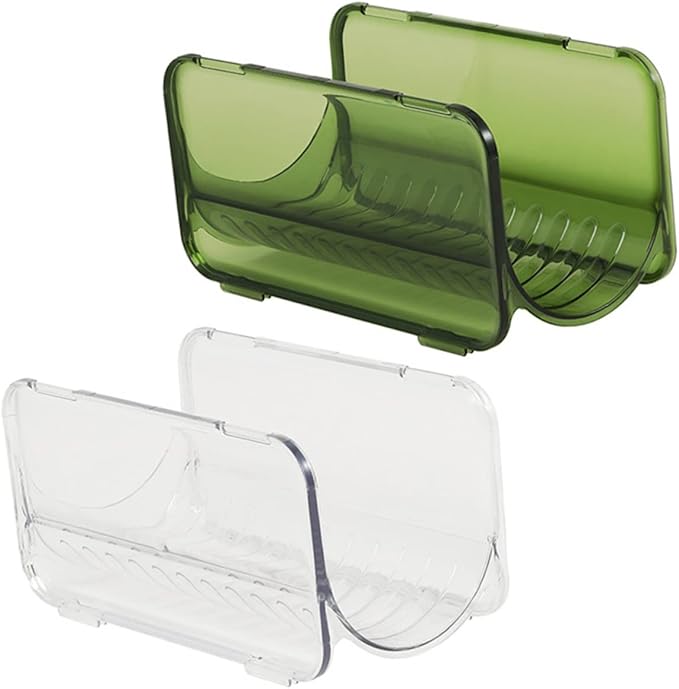 Zerodeko 6pcs Stackable Water Bottle Organizer Rack for Kitchen Cabinets Transparent Design for Efficient Drink Organization