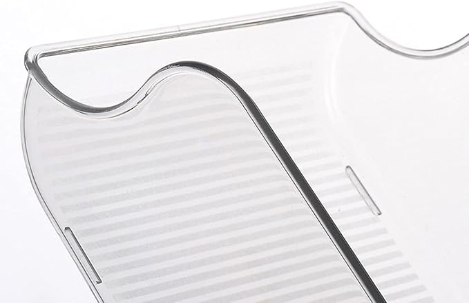 2Pcs Soda Can Organizer for Refrigerator, Refridge Organization and Storage, Canned Goods Organizer for Pantry, Produce Containers for Fridge, Clear Plastic Fruit Storage Containers for Fridge
