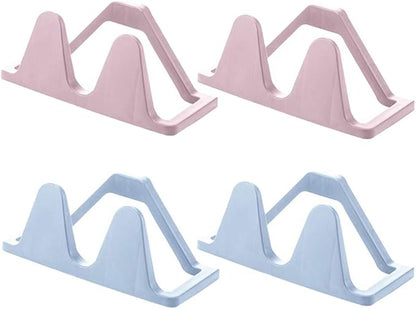 Cabilock 1set Wall-Mounted Slipper Racks Nail Installation Storage for Entryway and Options Material Keeps Slippers Dry and Clean