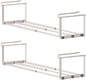 2-Pack Expandable Shoe Rack & Hanging Shoe Organizer, Adjustable Under Shelf Storage for Closet, 16.5"-31.5" Space Saving Rack for Closet Pantry Laundry Room