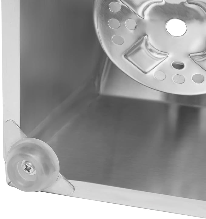 Commercial 8-Hole Stainless Steel Cylinder Flatware Silverware Utensil Holder Organizer Caddy, Detachable Countertop Utensil Dispenser for Forks Knives Spoons for Kitchen Restaurant Buffet