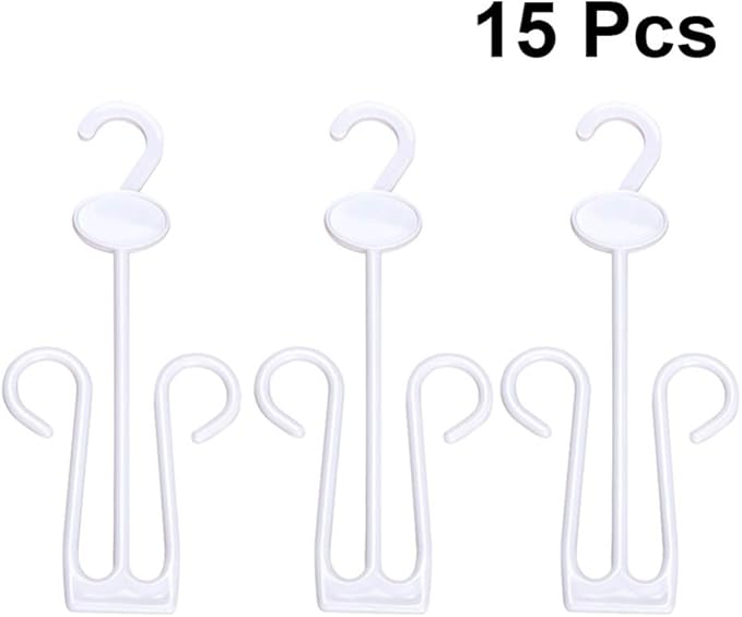 LIOOBO Pack of 15 Shoe Display Hook Shoes Drying Rack Plastic Hanger for Shop Home Supermarket Mall