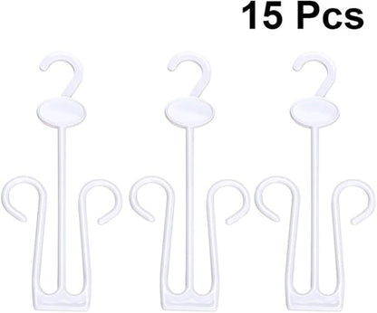 LIOOBO Pack of 15 Shoe Display Hook Shoes Drying Rack Plastic Hanger for Shop Home Supermarket Mall
