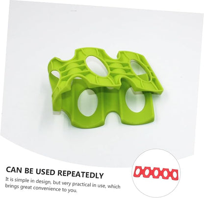 Zerodeko Fodable Beer Storage Rack Silicone Can Rack Compact Beverage Storage Solution Random Color
