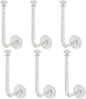 Veemoon 6Pcs Hairband Storage Hooks Wall-Mounted Hair Tie Organizer and Stylish Hair Ring Display for Boy Girl Accessories Holder for Scrunchies and Jewelry