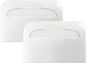 Commercial Toilet Seat Cover Dispenser Wall Mount (2-Pack), White Half-Fold Toilet Seat Cover Holder for Bathroom/Restroom