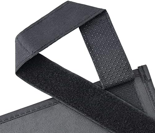 Zafit Hanging Bedside Caddy, Bedside Storage Organizer for Magazine, Phone, Remote control (4 Pockets-Black) - Image 6