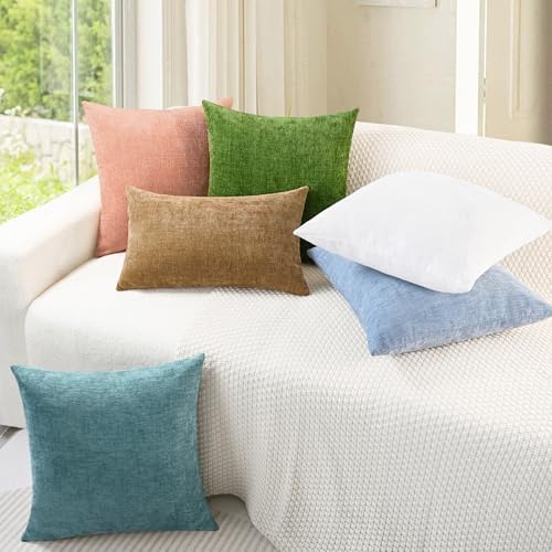 CaliTime Decorative Couch Throw Pillow Covers 26 X 26 Inches Dusty Pink - Image 4