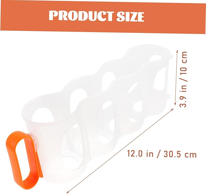 PRETYZOOM Fridge Can Dispenser Organizer Transparent Beverage Holder for Refrigerator Storage Capacity Drink Organizer Versatile Can Dispenser for Beer and Soda Stackable Design for