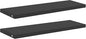 DWVO 2-Pack Metal Storage Shed Shelves, 51" x 13.8" Waterproof Shelves with 8 Screws, Compatible with 59 Cu. Ft. Outdoor Tall Storage Shed, 77 lbs Capacity, Easy to Assemble, Black