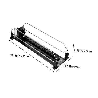 2pcs Beverage Propeller Refrigerator Organizer Soda Dispenser Stand for Fridge Can Dispenser