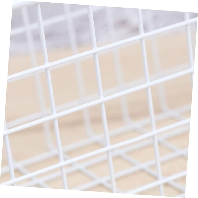OUNONA Door Storage Cabinet Basket Hanging Organizer for Kitchen Bathroom Office Hanging Rack Lids