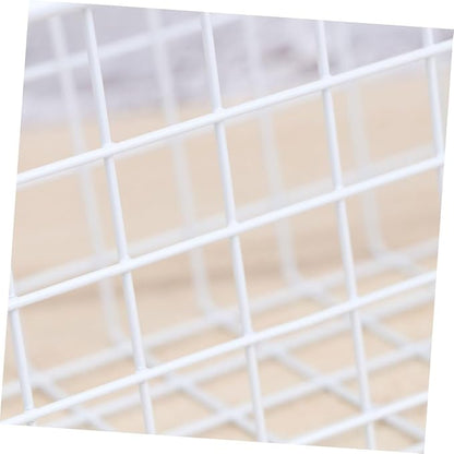 OUNONA Door Storage Cabinet Basket Hanging Organizer for Kitchen Bathroom Office Hanging Rack Lids
