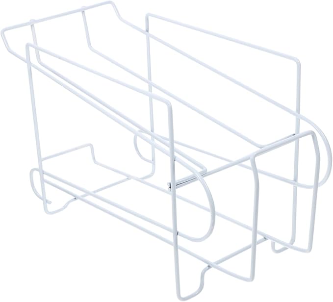 Cabilock Soda Can Organizer for Refrigerator 10 Beer Cans Holder Sturdy Iron Beer Shelf for Bar Kitchen