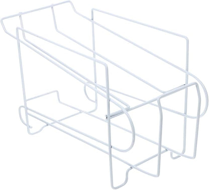 Cabilock Soda Can Organizer for Refrigerator 10 Beer Cans Holder Sturdy Iron Beer Shelf for Bar Kitchen