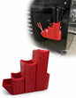 ZipStation Pro Zip Tie Organizer – 3 Tier Holder with Cutter Slot & Pen Storage – Magnetic Toolbox Organizer (Red)