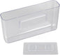 Wall Mounted Storage Organizer, Transparent Cabinet Door and Bathroom Wall Organizer for Office, Strong Adhesive Mounting, Clear Desktop and Wall Storage Solution (L)