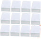 12pcs Stackable Thickened Plastic Shoes Storage Boxes with Lids Large Size White Shoe Organizer Containers for Closet and Home Storage
