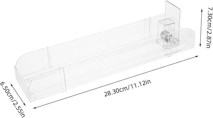 Cabilock Effortless Installation Drink Organizer Plastic Pusher Tray Rack Retail Display Case Soda Can Dispenser for Store