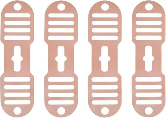 Silicone Lid Lock Strap for Crockpot Slow Cooker (6/7/8 Quart), Universal Rubber Lid Securing Strap for Soup Pots & Bento Box | Heat-Resistant, No-Spill Transport Accessories (4 Packs Pink)