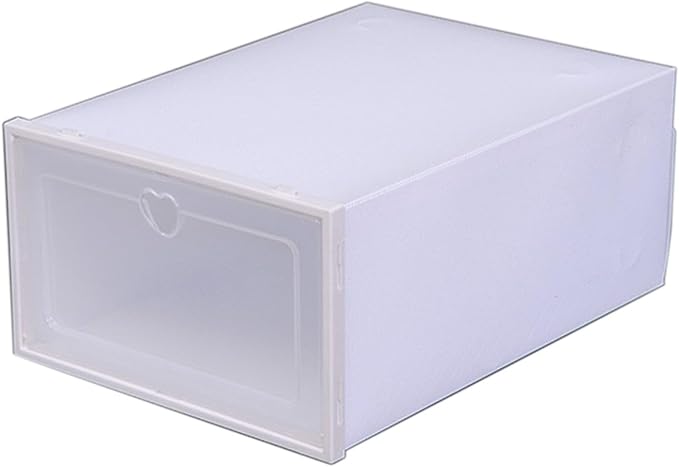 Transparent Plastic Shoe Box Organizer with Flip Lid Drawer,Stackable Storage for Closet under Bed,Mint Green Pink Purple,33X23X14Cm