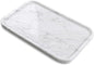 Yew & Tulip 14" x 8.5" Natural Marble Tray for Kitchen, Bathroom, Living Room – Serving/Decorative Vanity Tray for Jewelry, Candles, Decor (Carrara White)
