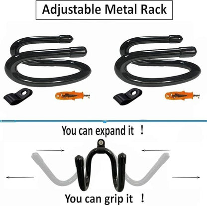 AUXPhome Hard Hat Rack Hard Hat Holder Storage Hanger Hard Hat Wall Mount Hard Hat Organizer Hard Hat Display - No Hard Hat -2/PK - Screws Included - Easy to Install,Bendable