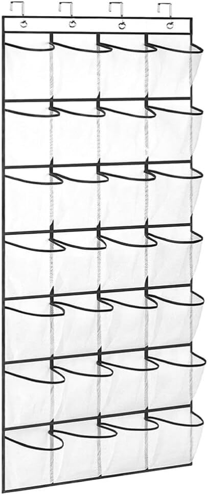 Cabilock 1set over Door Hanging Organizer Mesh Storage Bag for Shoes Medicine Glasses and More Non-woven Efficient Wall for Bedroom Bathroom and Pantry