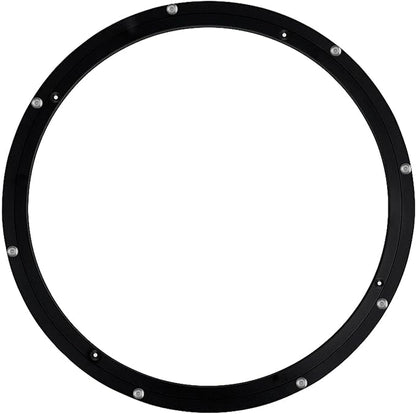 TamBee 24 Inch Lazy Susan Hardware 600 lbs Load Capacity Heavy Duty Turntable Bearing Large Lazy Susan Parts Kit Rotating Ring Mechanism for Dining Tables, Woodworking(Base Only, Black)