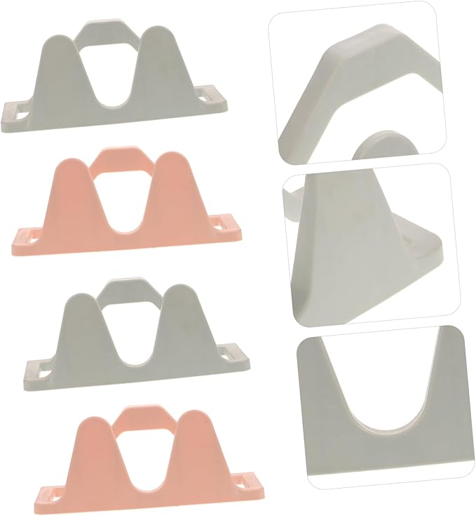 Cabilock 1set Wall-Mounted Slipper Racks Nail Installation Storage for Entryway and Options Material Keeps Slippers Dry and Clean