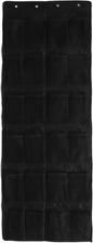 SOLUSTRE The Door Shoe Organizer Hanging Bag with 24 Mesh Pockets, Black Breathable Storage Rack for Closet, Door Hanger Suitable for Shoes and Accessories, Space-saving Organizer