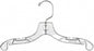 NAHANCO Children’s Plastic Shirt Hangers, Super Heavy Weight - 12" Clear (Pack of 100), Made in USA