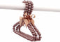 2Pcs Fashion Plastic Pearl Bow Clothes Clothing Hanger Hangers for Kids Children Pet Dog Faux Pearl Bow Clothes Hangers Plastic Pearl Beaded Bow Clothes Dress Coat Hanger