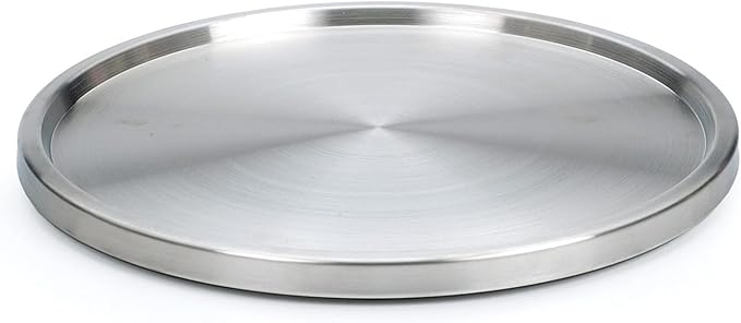 RSVP International Endurance TURN-1 Turntable Lazy Susan, Stainless Steel, 10.5" | Handy in Cabinet, Refrigerator or on Counters | Organize Spices, Canned Foods, Pots, Pans, Dinnerware, 10.5 Inch