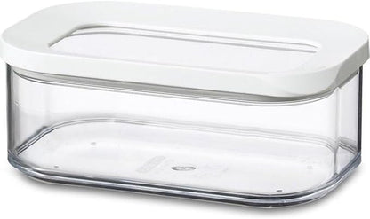 Mepal Modula Transparent Food Storage Container | 15oz/450ml | Perfect for Dry Goods | Dishwasher Safe | White Framed Lid | BPA Free | Made in Holland