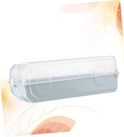 MAGICLULU 2pcs Thicken Transparent Plastic Shoebox Container Stackable Shoe Storage Box for Home Organization for Spaces Sky-blue