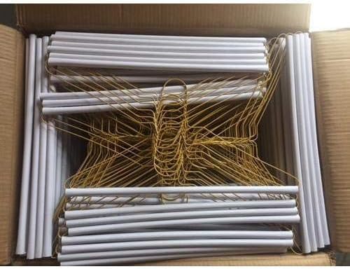Strut Tube Pant Hangers 16” 14.5g (White, Box of 500)