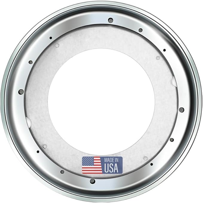 Lazy Susan Hardware, 9 inch, 750 lbs. Load Capacity, Pack of 10 Steel Lazy Susan Turntable Ball Bearing, by Woodpeckers