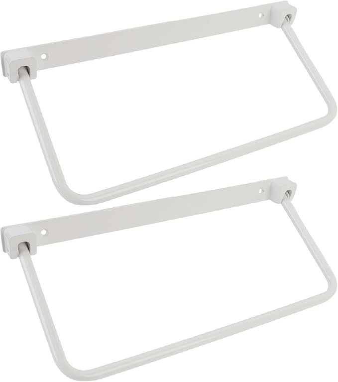 Foldable RV Shoe Rack, Alumiun Alloy Hanging Shoe Storage Shelf for Motorhome Yacht, Wall Mounted Shoe Organizer for RV with Installation Screws, Fitment for RV, Travel Trailer,