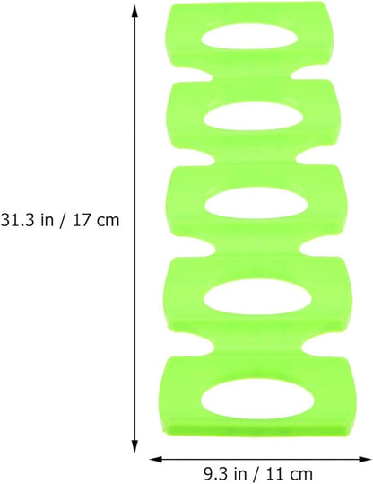 Hemoton Silicone Beverage Can Dispenser Mat for Refrigerator Beer Organizer for Cans and Bottles and - Design for Easy Storage