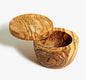 European Professional Round Covered Salt Cellar with Magnetic Swivel Lid