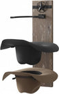 Ryker Ranch Cowboy hat Rack for Wall | Western hat Rack | Rustic Wood and Metal Cowboy hat Hanger