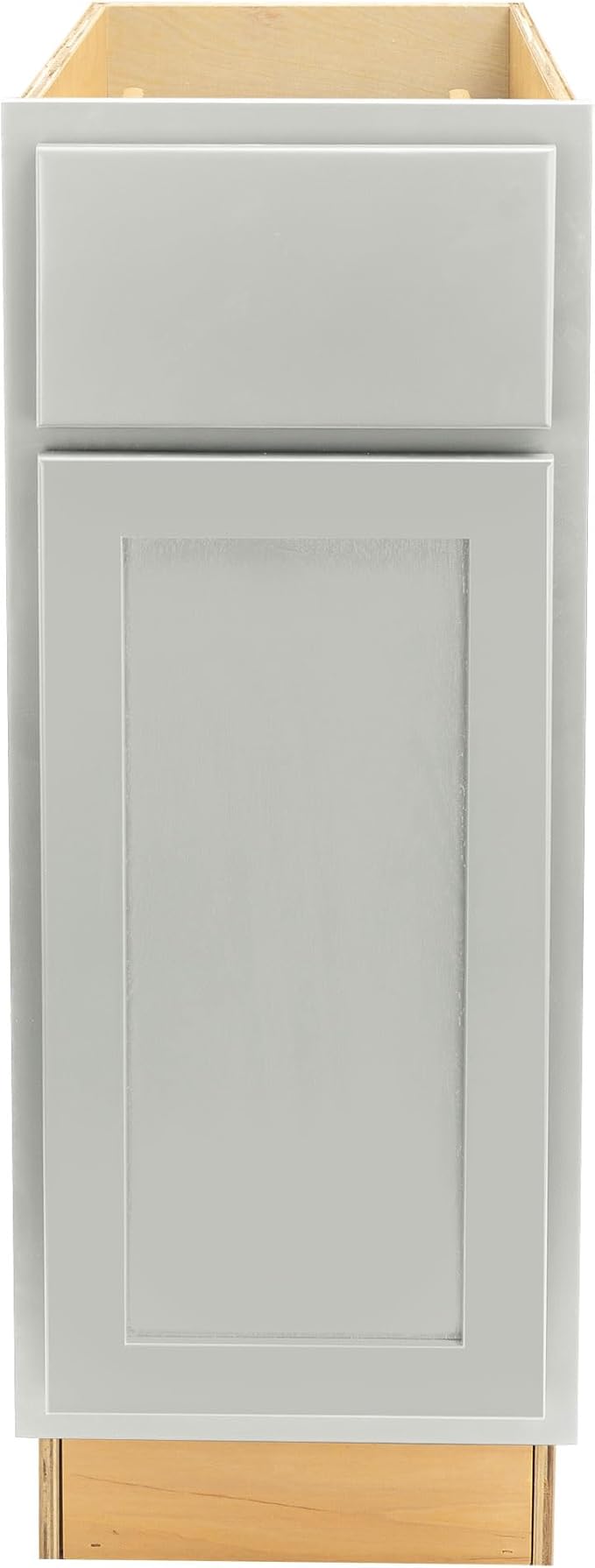 Quicklock RTA (Ready-to-Assemble) | Base Kitchen Cabinets - Shaker Style | Made in America (Magnetic Gray, 12" Wx34.5 Hx24 D Base)