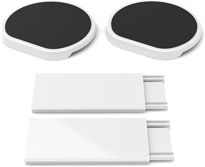 The Lazy Susan Revolution - Expansion Pack - Dark Gray - 2 Straight Tracks and 2 Trays. Does not Work Without the Lazy Susan Revolution Full Set (Sold Separately).