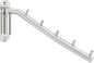 Alise Swing Clothes Hanger Rack,Garment Racks Wall Mount Clothes Bar-Hanger Holder Hooks Heavy Duty Folding Drying Rack Space Saving Clothing Hanging System Closet Storage Organizer,Chrome