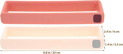 OSALADI Wall Mounted Shoe Rack Slipper Holder 4pcs Punch-free Slippers Hanging Organizer for Entryway and Bathroom, Space-saving Multi-color Shoe Shelf Set