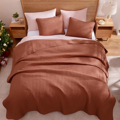 Queen Quilt-Lightweight Bedspreads Fall Queen Size Quilt Bedding Set - Image 4